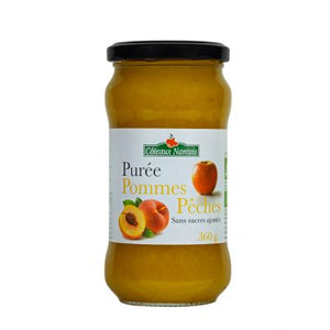 Puree Pommes Peches 360g D'union Européenne