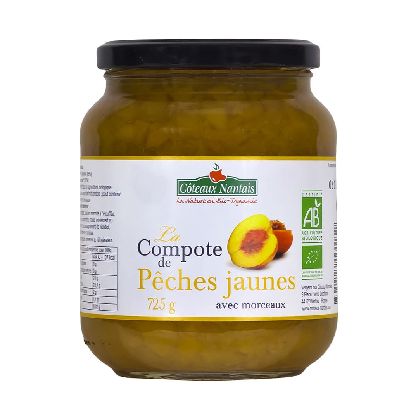 Compote Peches Jaunes 725g