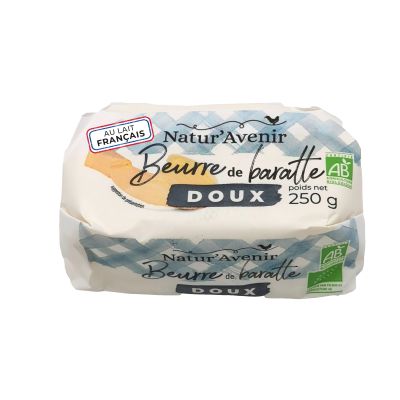 Beurre Baratt Doux 250G Bio 