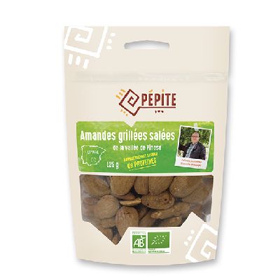 Amandes Grillees Salees 125g