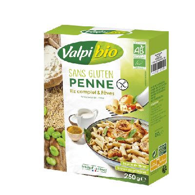 Penne Riz Complet Feve 250 G