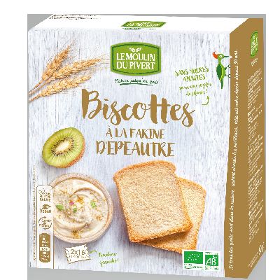 Biscottes Epeautre 270g