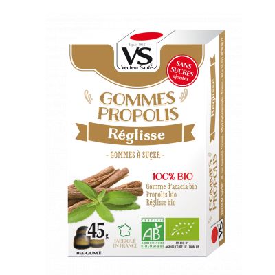 Gommes Propolis Reglisse 45g